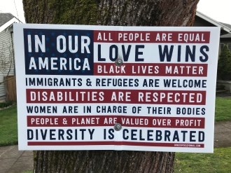 In Our America Sign